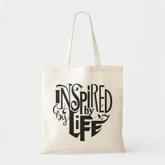 Geïnspireerd door Life Budget Canvas tas (Voorkant)