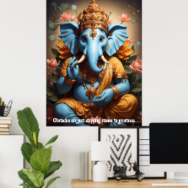 Geïnspireerd door Lord Ganesha Poster