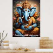 Geïnspireerd door Lord Ganesha Poster (Keuken)