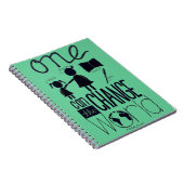 "Geïnspireerd door Malala"-laptop Notitieboek (Rechterzijde)