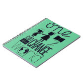 "Geïnspireerd door Malala"-laptop Notitieboek (Linkerzijde)