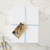 Geïnspireerd door natuur cadeaulabel (Met Touw)