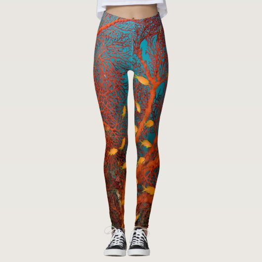 Geïnspireerd door natuur leggings (Voorkant)