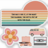 Geïnspireerd door retro sticker (Voorkant)