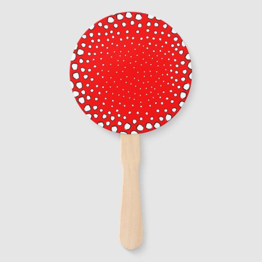 Geïnspireerd door rode fazante vogelveren handwaaier (Achterkant)