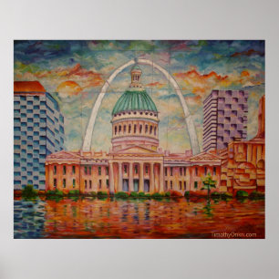 Geïnspireerd door St. Louis I - Canvas Print