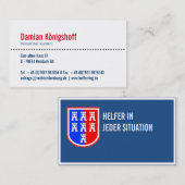 Geïnspireerd door Transsylvanië Visitekaartje (Voorkant / Achterkant)