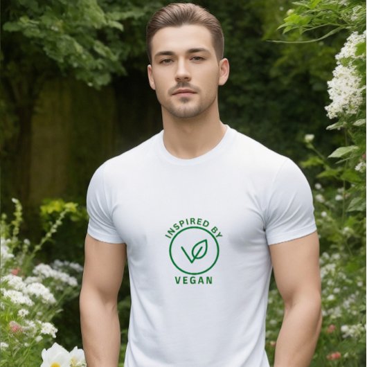 Geïnspireerd door Vegan T-Shirt
