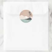 geïnspireerd eiland bruiloft Sticker (Tas)
