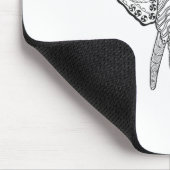 Geïnspireerd elaathoofd muismat (Hoek)