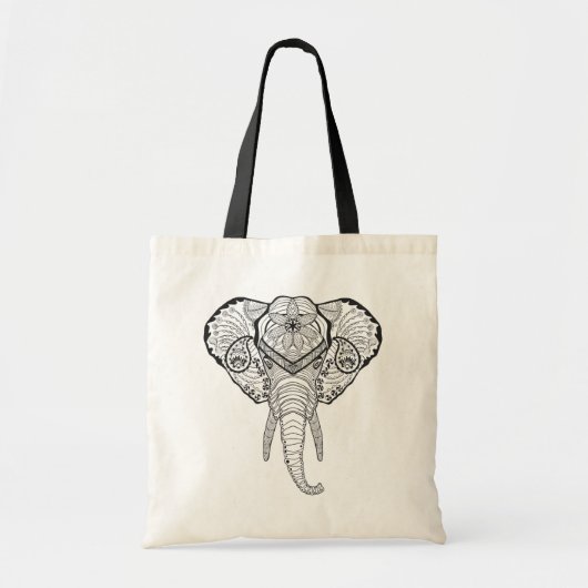Geïnspireerd elaathoofd tote bag (Voorkant)