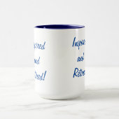 Geïnspireerd en Gepensioneerd Gift Mok (Midden)