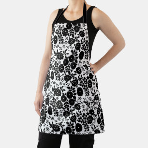 geïnspireerd Floral Patroon over Schort