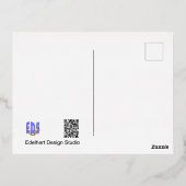 Geïnspireerd Gold Foil Holiday Briefkaart (Achterkant)