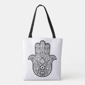 Geïnspireerd Hamsa Handje 2 Tote Bag (Achterkant)
