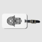 Geïnspireerd Hamsa-symbool Bagagelabel (Voorkant (horizontaal))