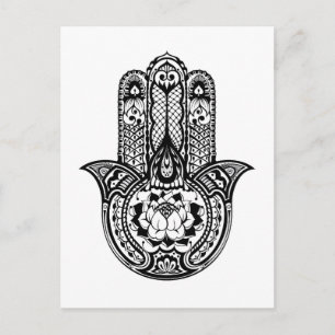 Geïnspireerd Hamsa-symbool Briefkaart