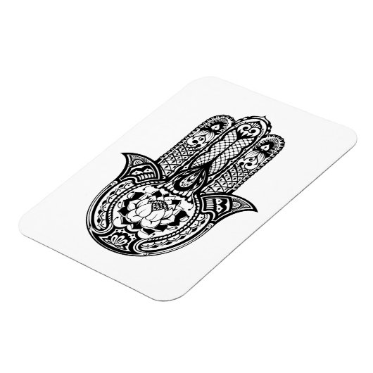 Geïnspireerd Hamsa-symbool Magneet (Linkerzijde)