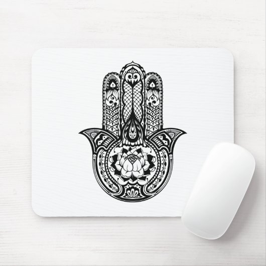 Geïnspireerd Hamsa-symbool Muismat (Met muis)