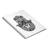Geïnspireerd Hamsa-symbool Notitieboek (Rechterzijde)