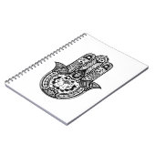 Geïnspireerd Hamsa-symbool Notitieboek (Linkerzijde)