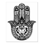 Geïnspireerd Hamsa-symbool Rubberstempel (Afrduk)