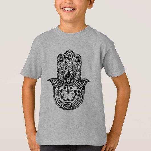 Geïnspireerd Hamsa-symbool T-shirt (Voorkant)