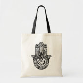Geïnspireerd Hamsa-symbool Tote Bag (Voorkant)