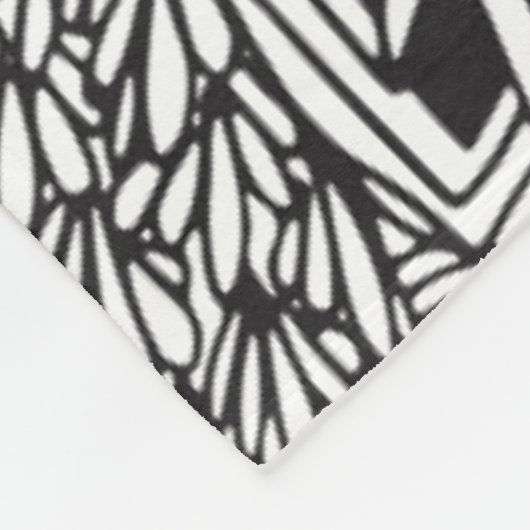 Geïnspireerd hart fleece deken (Hoek)