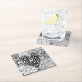 Geïnspireerd hart kartonnen onderzetters (Insitu)