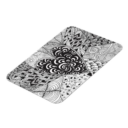 Geïnspireerd hart magneet (Linkerzijde)