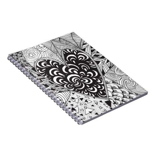 Geïnspireerd hart notitieboek (Rechterzijde)