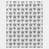  geïnspireerd Hockey Goalie en Masker Pattern Fleece Deken (Voorkant)