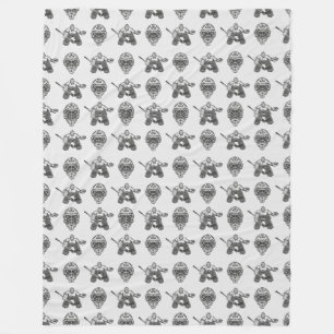  geïnspireerd Hockey Goalie en Masker Pattern Fleece Deken