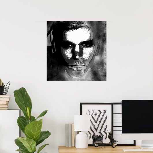 Geïnspireerd Hoesje Poster (Thuiskantoor)