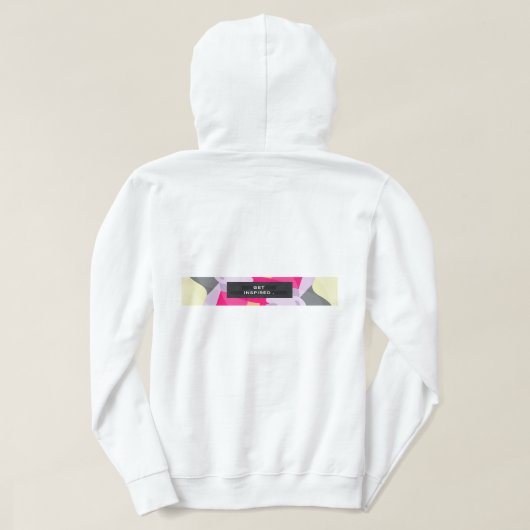 "Geïnspireerd" Hoodie (Design achterkant)