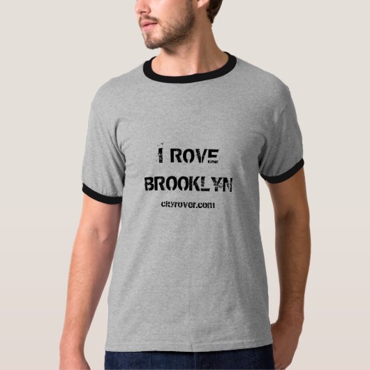  geïnspireerd I ROVE BROOKLYN ringer t-shirt (Voorkant)