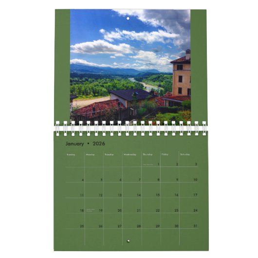 Geïnspireerd in Belluno Kalender (Jan 2026)