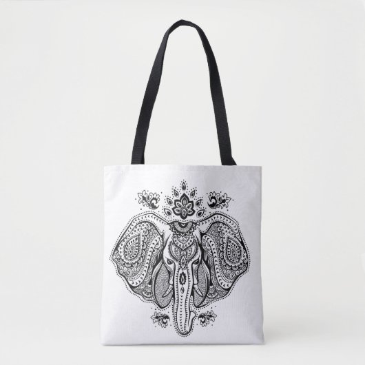 Geïnspireerd Indische olifant 2 Tote Bag (Voorkant)