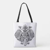 Geïnspireerd Indische olifant 2 Tote Bag (Achterkant)