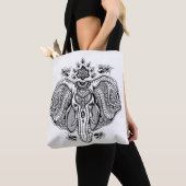 Geïnspireerd Indische olifant 2 Tote Bag (Dichtbij)