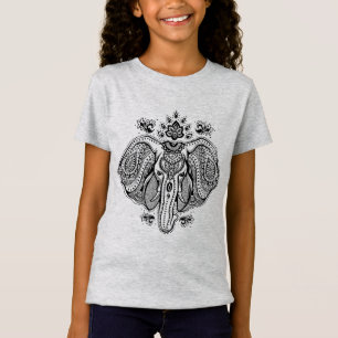 Geïnspireerd Indische olifant T-shirt