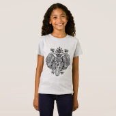 Geïnspireerd Indische olifant T-shirt (Voorkant volledig)
