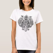 Geïnspireerd  Indische olifant T-shirt (Voorkant)