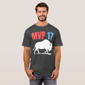 Geïnspireerd Josh Allen MVP T-shirt voor Bills Fan (Voorkant volledig)