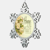 geïnspireerd kerstversiering tin sneeuwvlok ornament (Rechts)