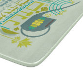  geïnspireerd, keukentuin, snijplank. snijplank (Hoek)