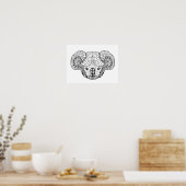 Geïnspireerd Koala Beer 2 Poster (Keuken)