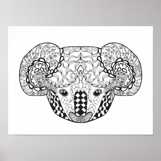 Geïnspireerd Koala Beer 2 Poster (Voorkant)