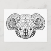 Geïnspireerd Koala Beer Briefkaart (Voorkant)
